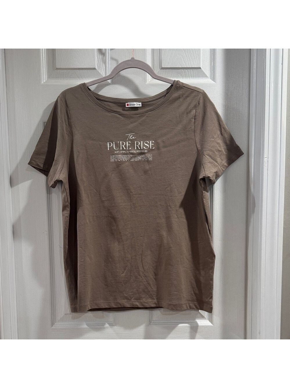 Street One "The Pure Rise" Bark Brown Graphic Tee